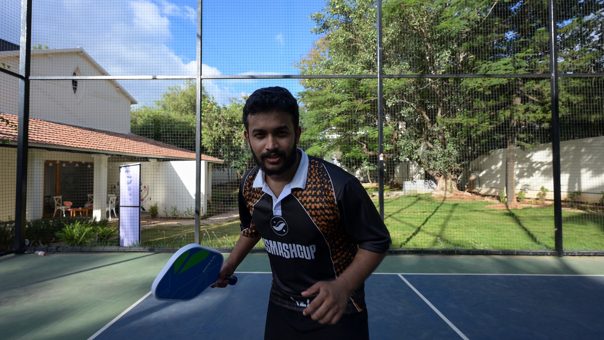 Players competing at a Web3 pickleball event