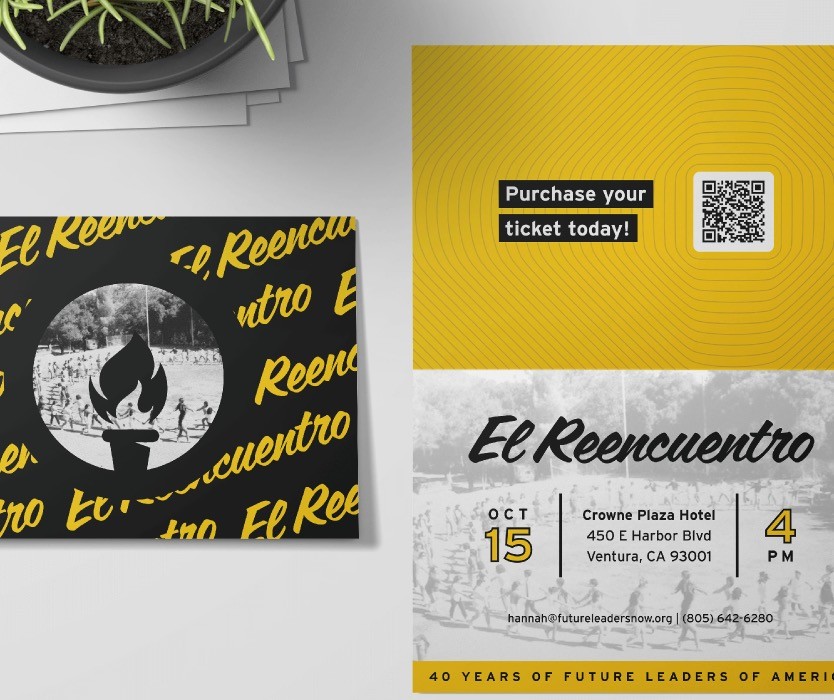 Future Leaders of America El Reencuentro Event Materials