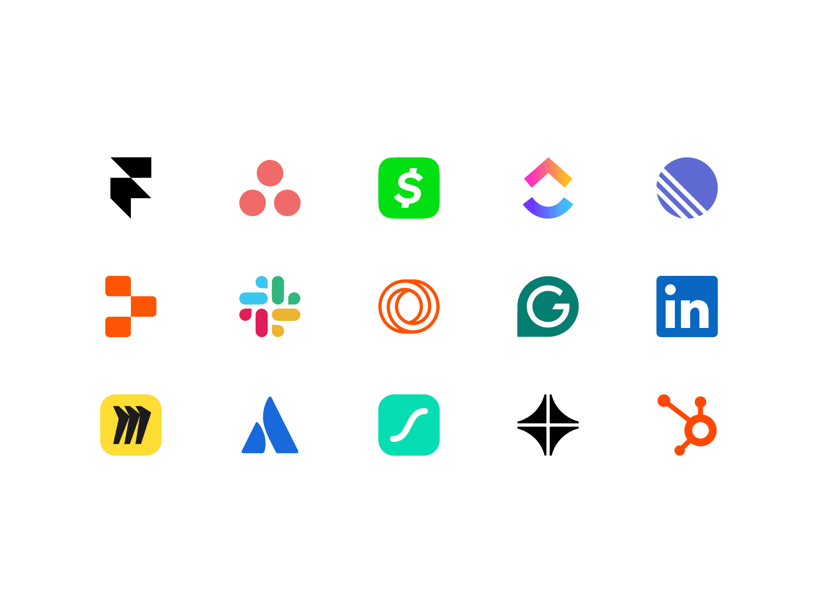 Vector Brand Icons for Framer in original brand colors