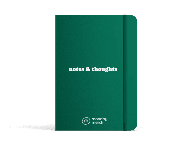 Personalized bespoke hardcover notebook for branded corporate gifting