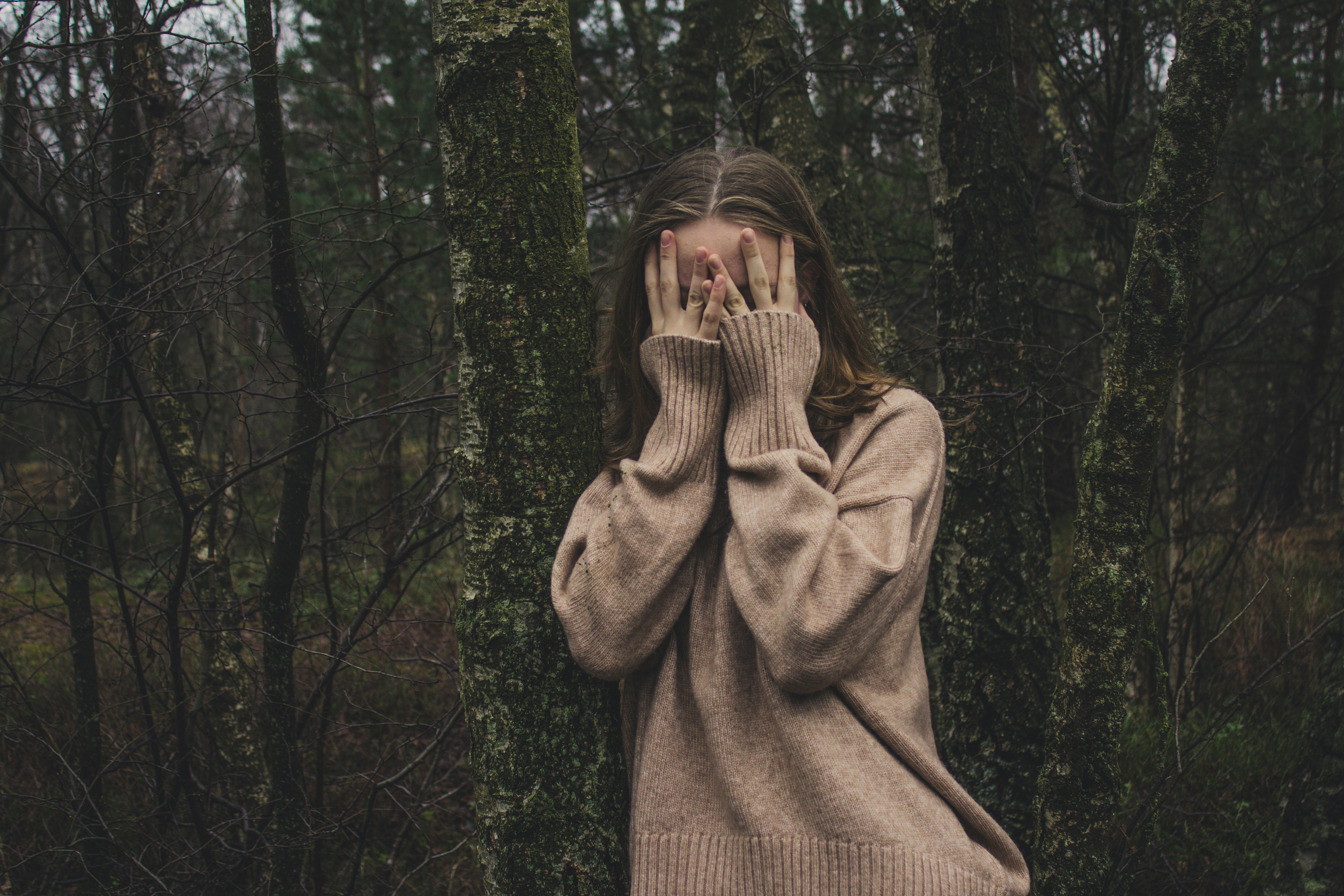 Girl Hiding Face - Preppy Profile Pictures