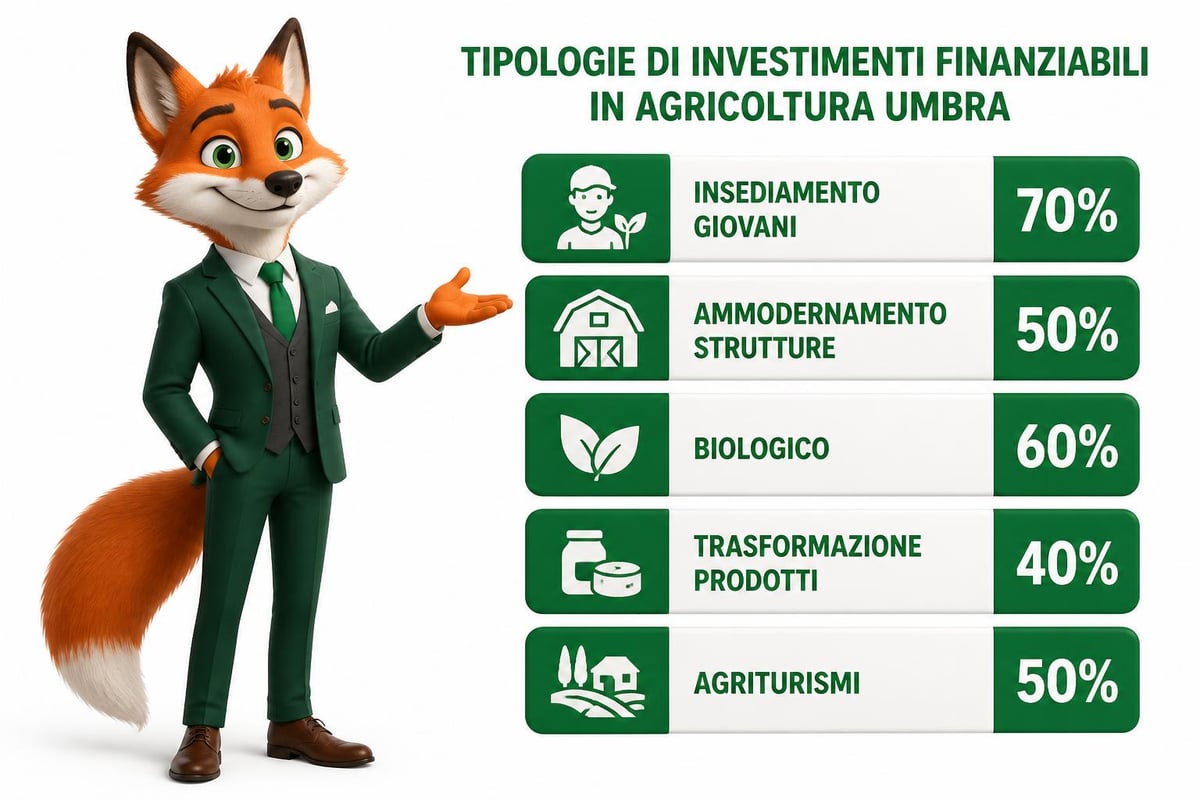 Settori finanziabili agricoltura