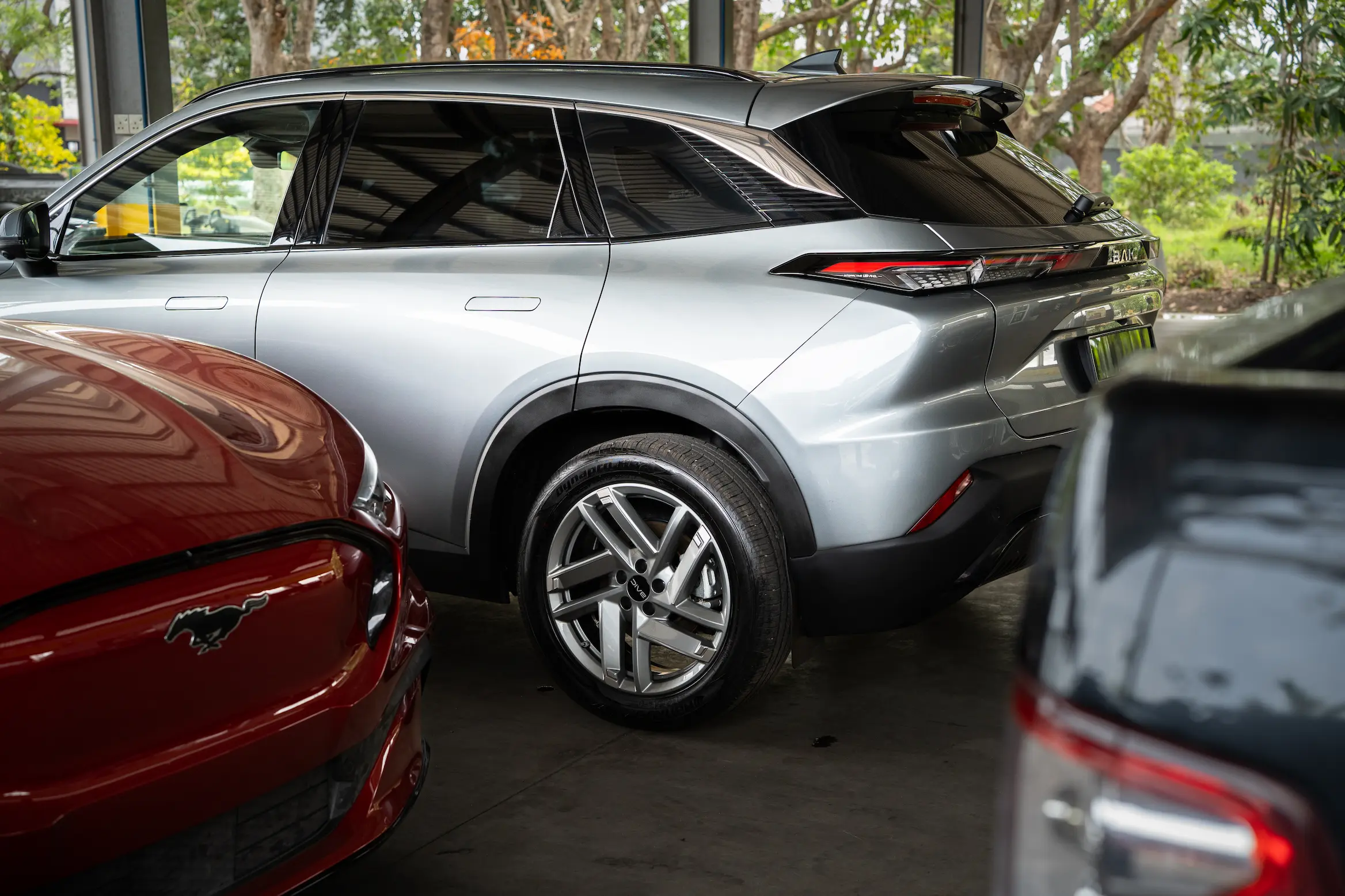 Hybrid car checked by professional at Ideal