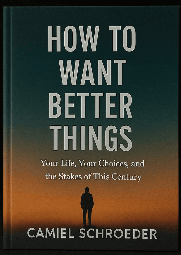 Cover of the book How to Want Better Things — a guide to meaningful careers, ethical ambition, and Effective Altruism.