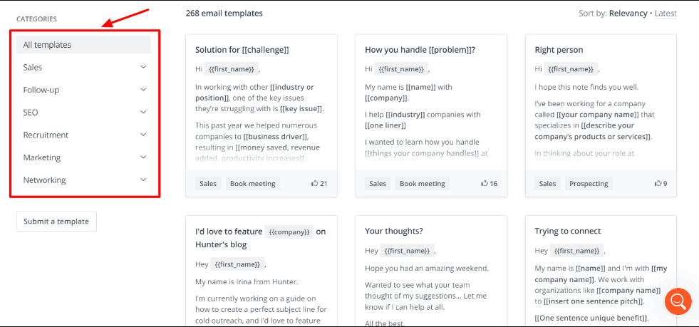 email templates