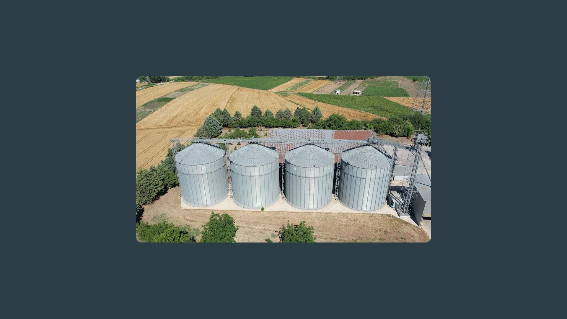 Factory silos