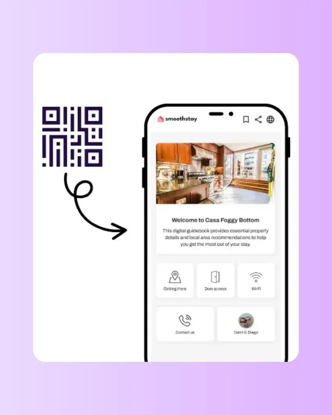 Generación de códigos QR en SmoothStay