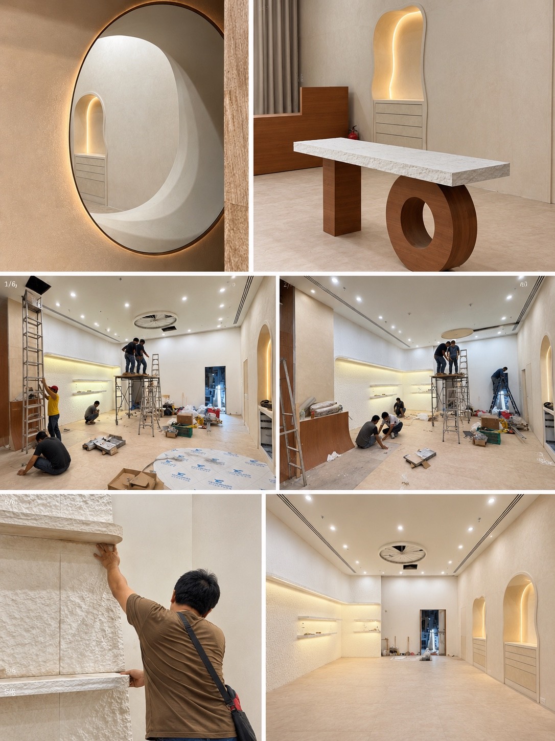 Installation to completion — PLANE & PLACE