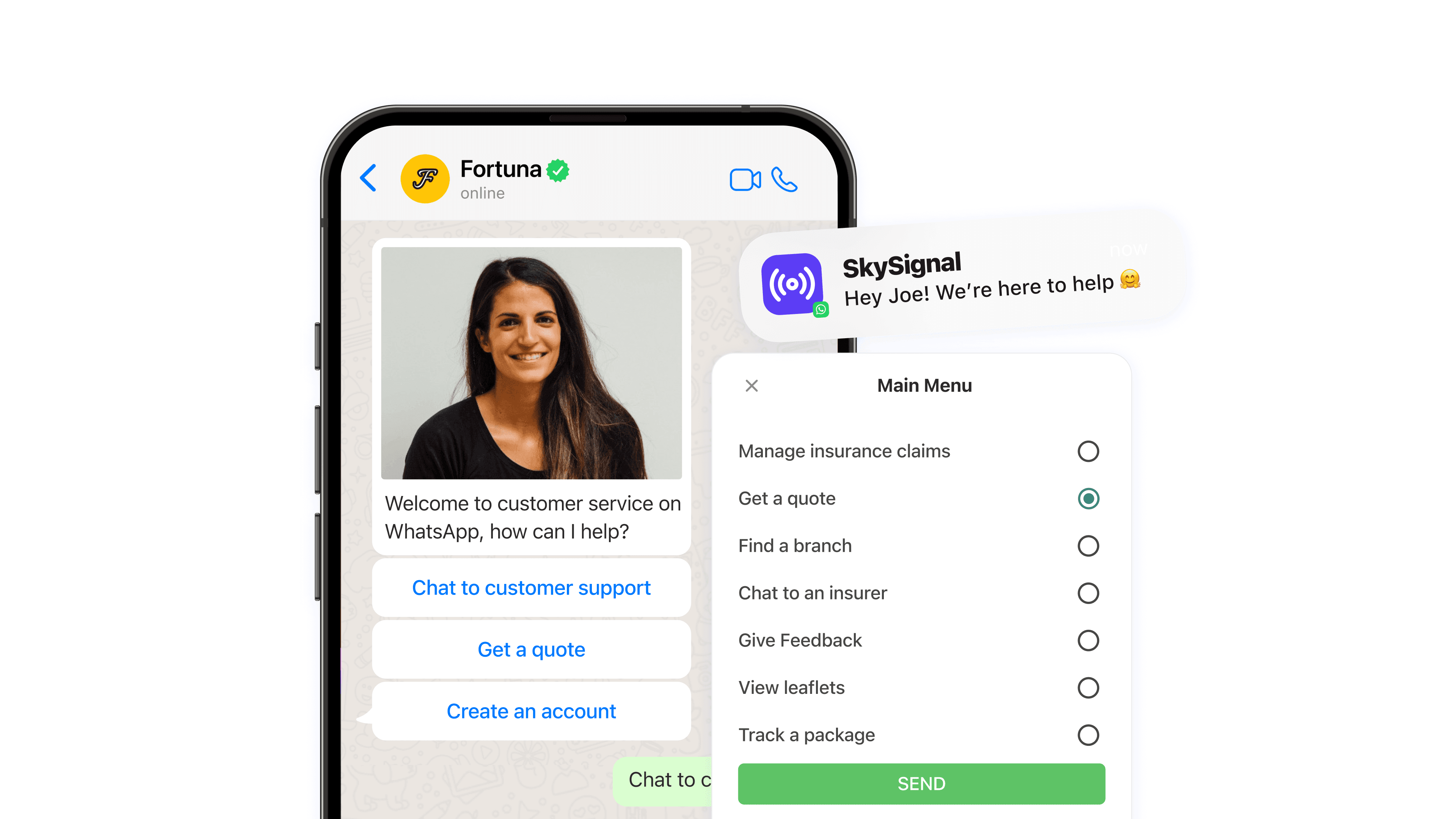 WhatsApp for customer service