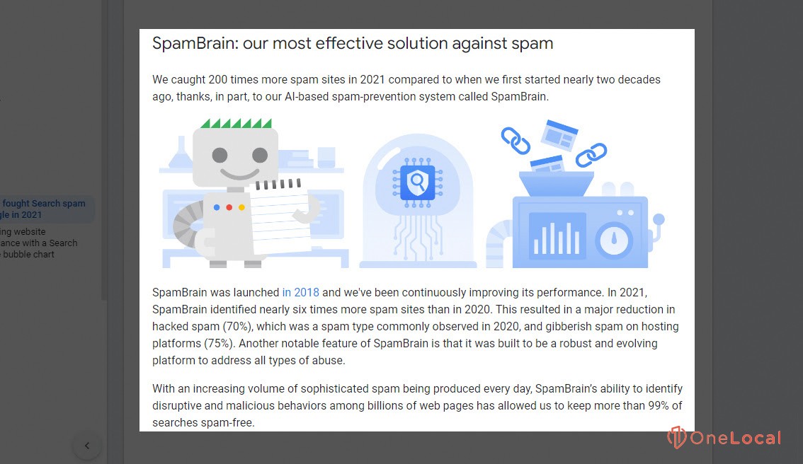Google SpamBrain