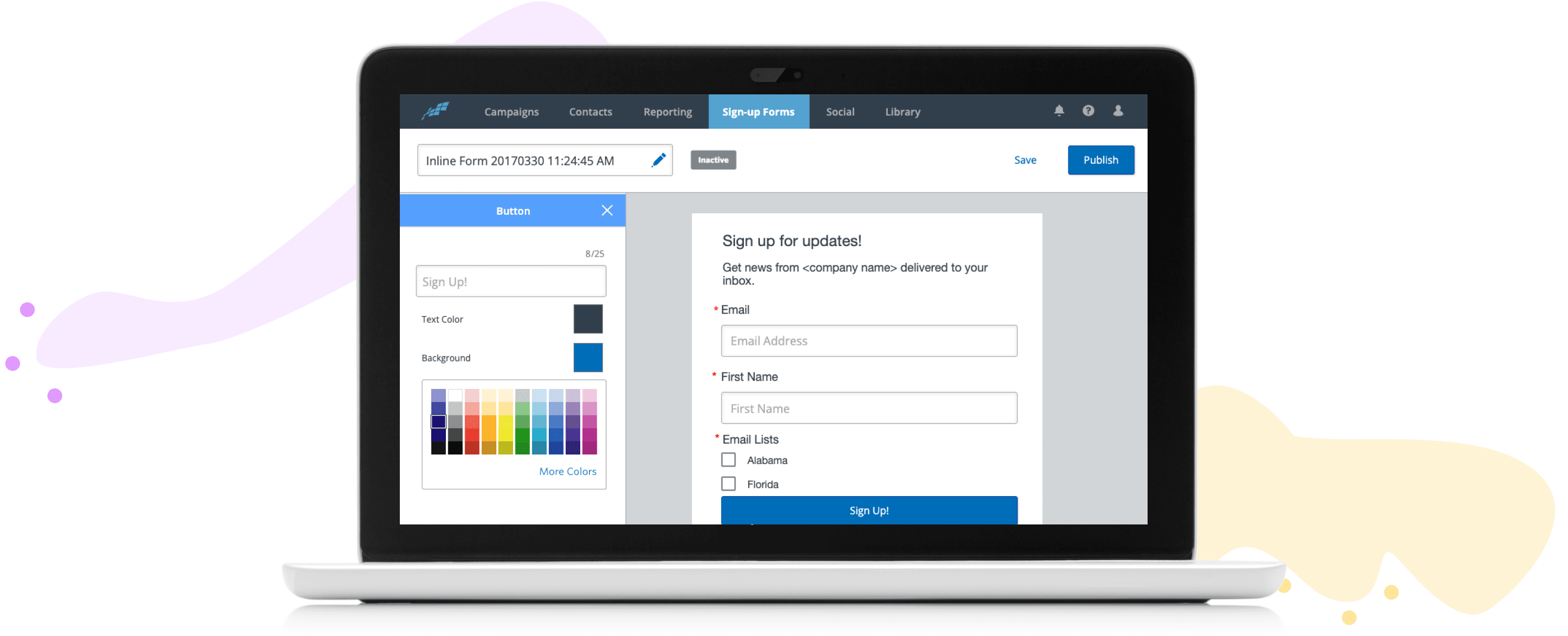 A classroom table with a laptop and phone displaying the redesigned assignment workflow