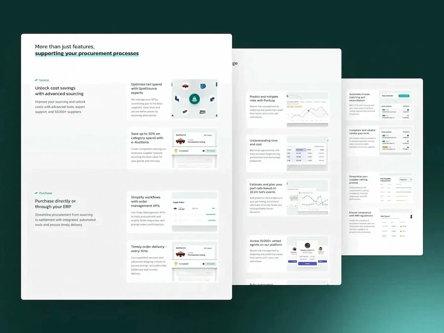 Typography, color, and layout elements from a Bright Studios branding project image