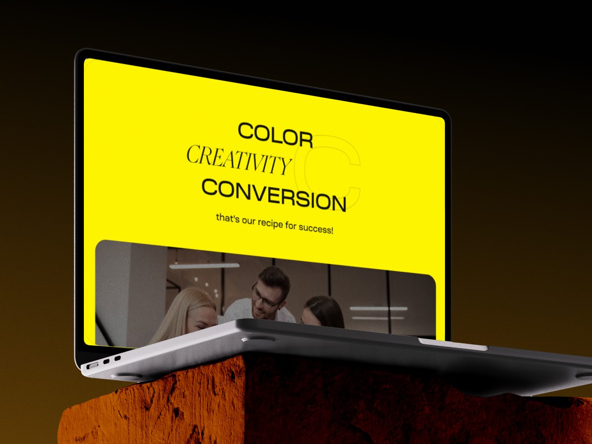 An example of the Work&Go website interface, developed by Codeska