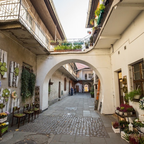 Двор одного из многоквартирных домов