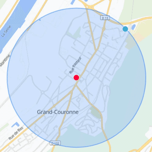 Carte Grand Couronne