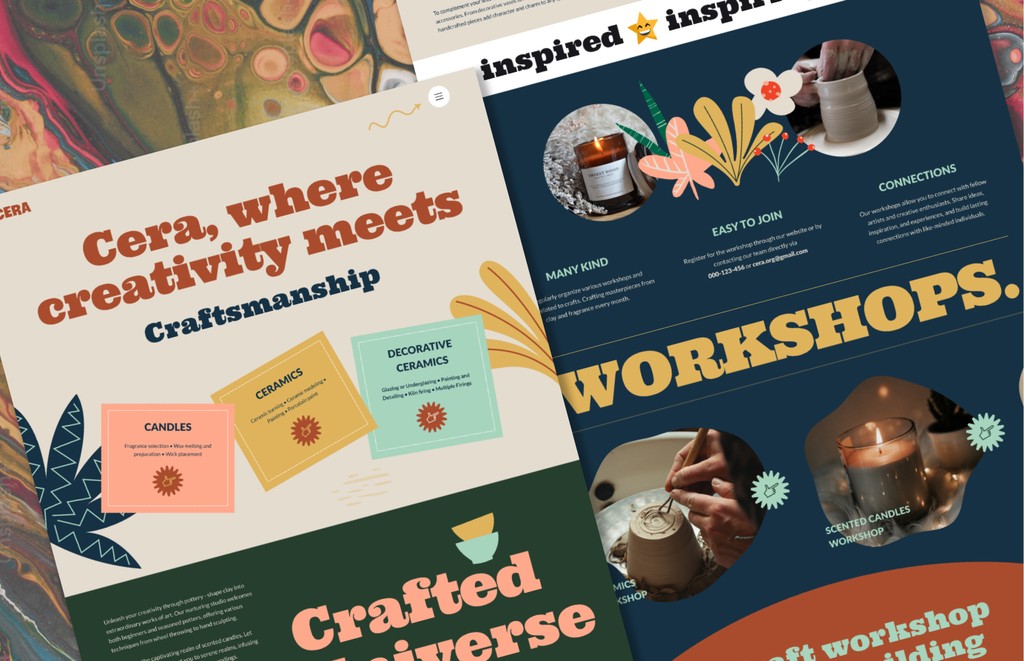 Landing page concept