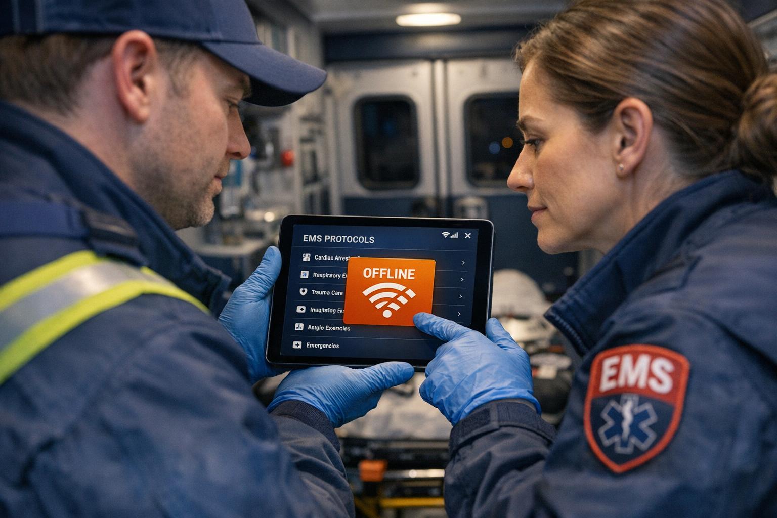 EMS protocol app options and offline capabilities