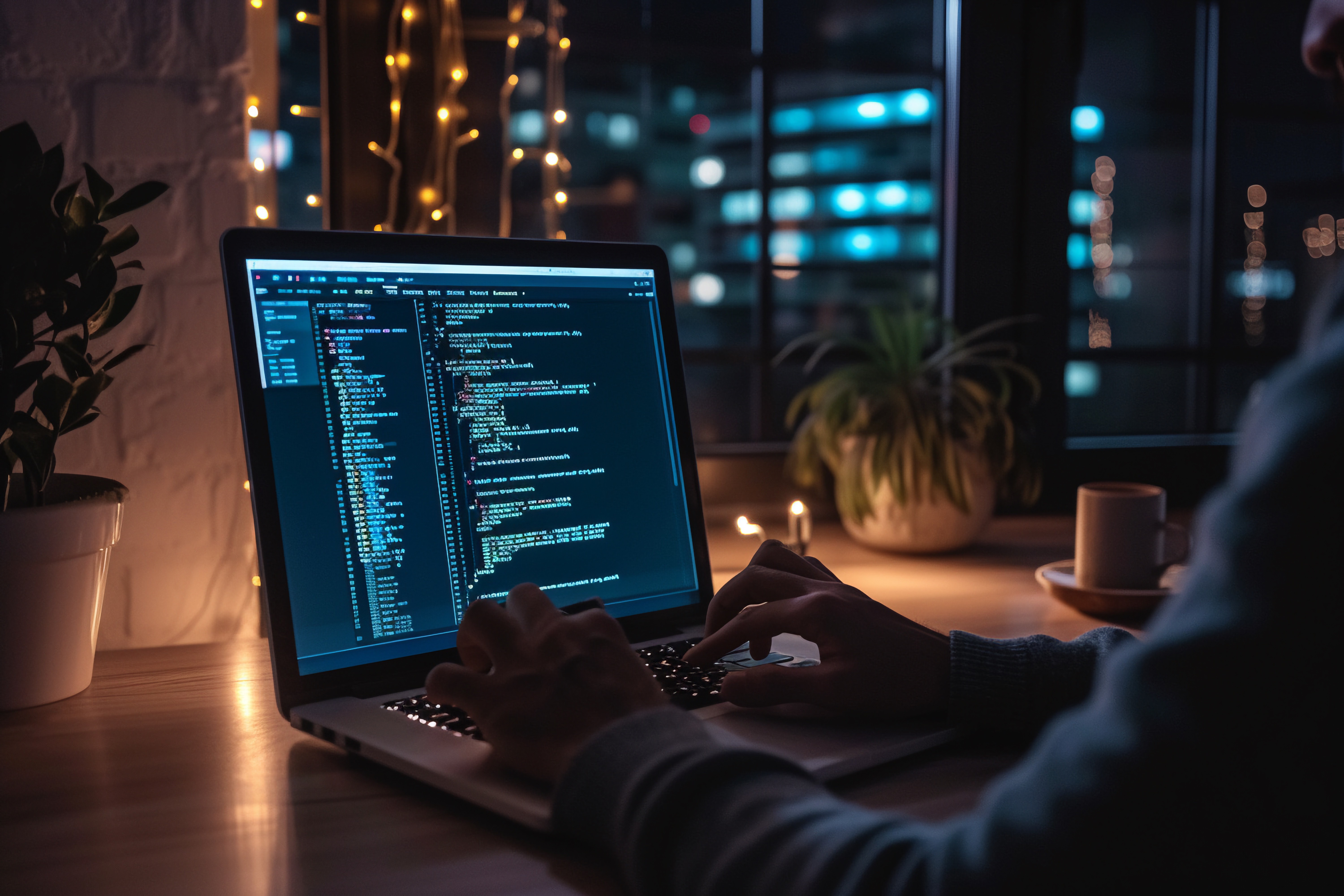 black smartphone near person