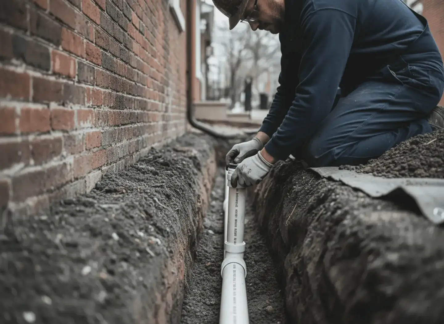 Sewer line repair & replacement service from PlumbRooter in Philadelphia