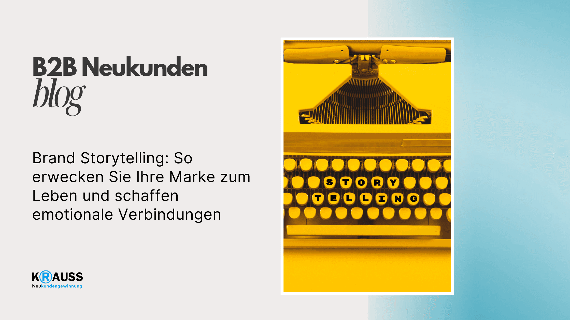 Brand Storytelling: So erwecken Sie Ihre Marke zum Leben und schaffen emotionale Verbindungen