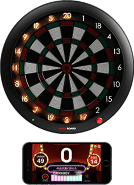 granboard 3s is the premium home soft tip dartboard with led lighting