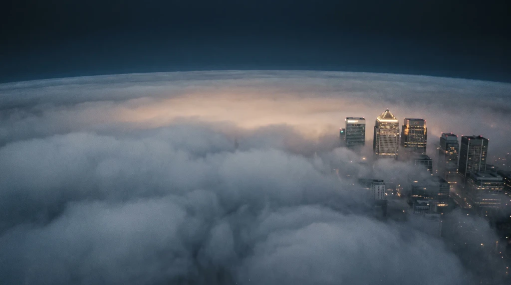 City above the clouds