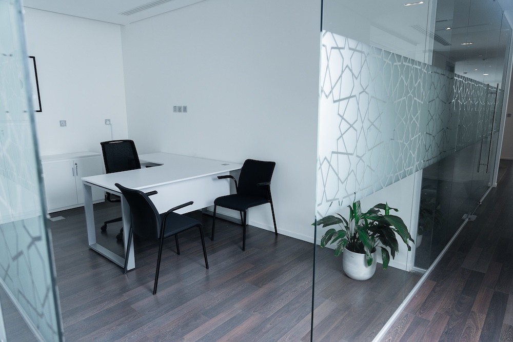 Lobby entrance at DIOM Rubeen 209 headquarters in Riyadh