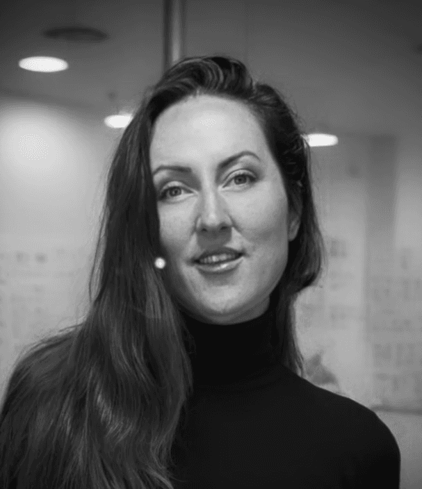 a man standing on a balcony