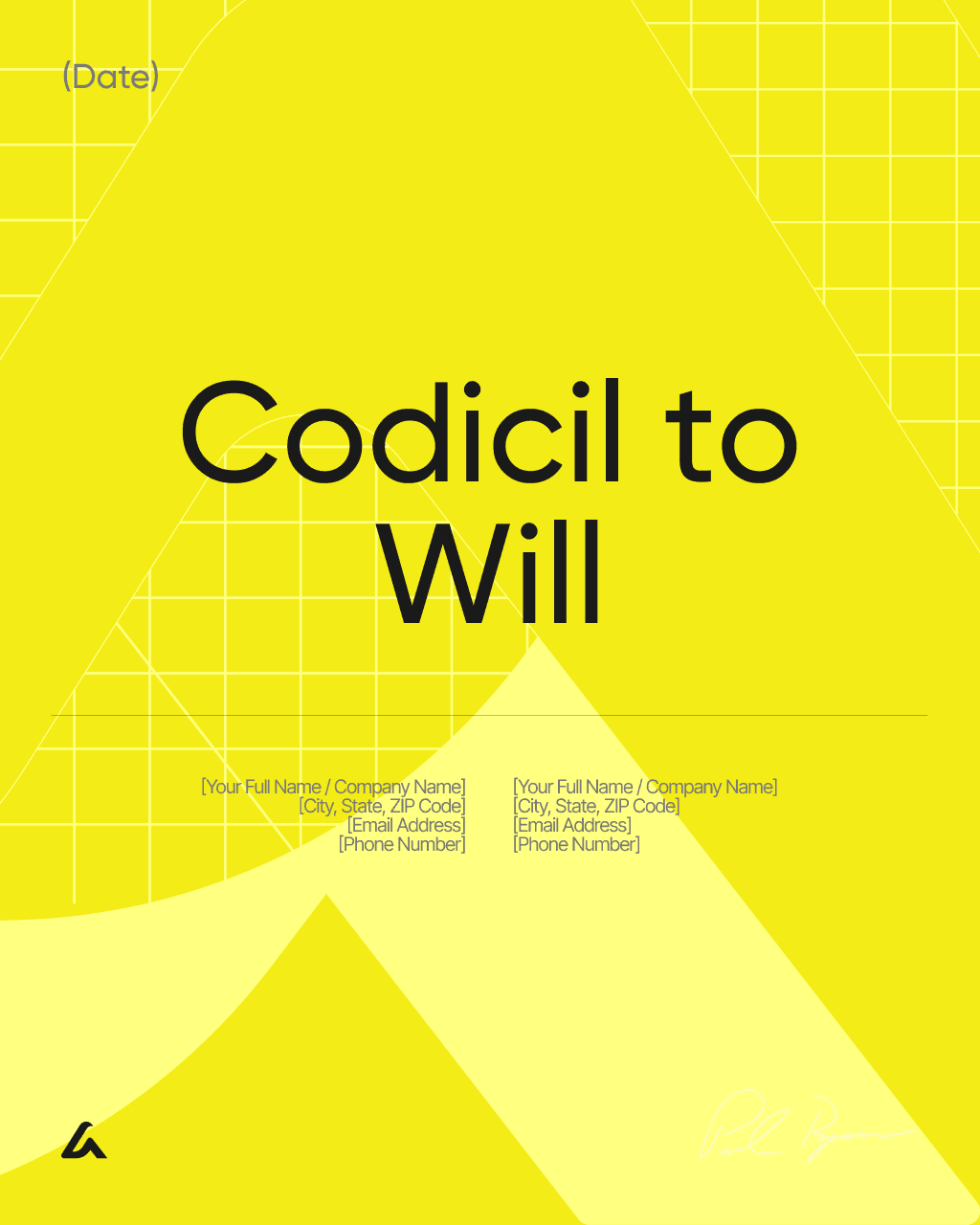 Codicil to Will