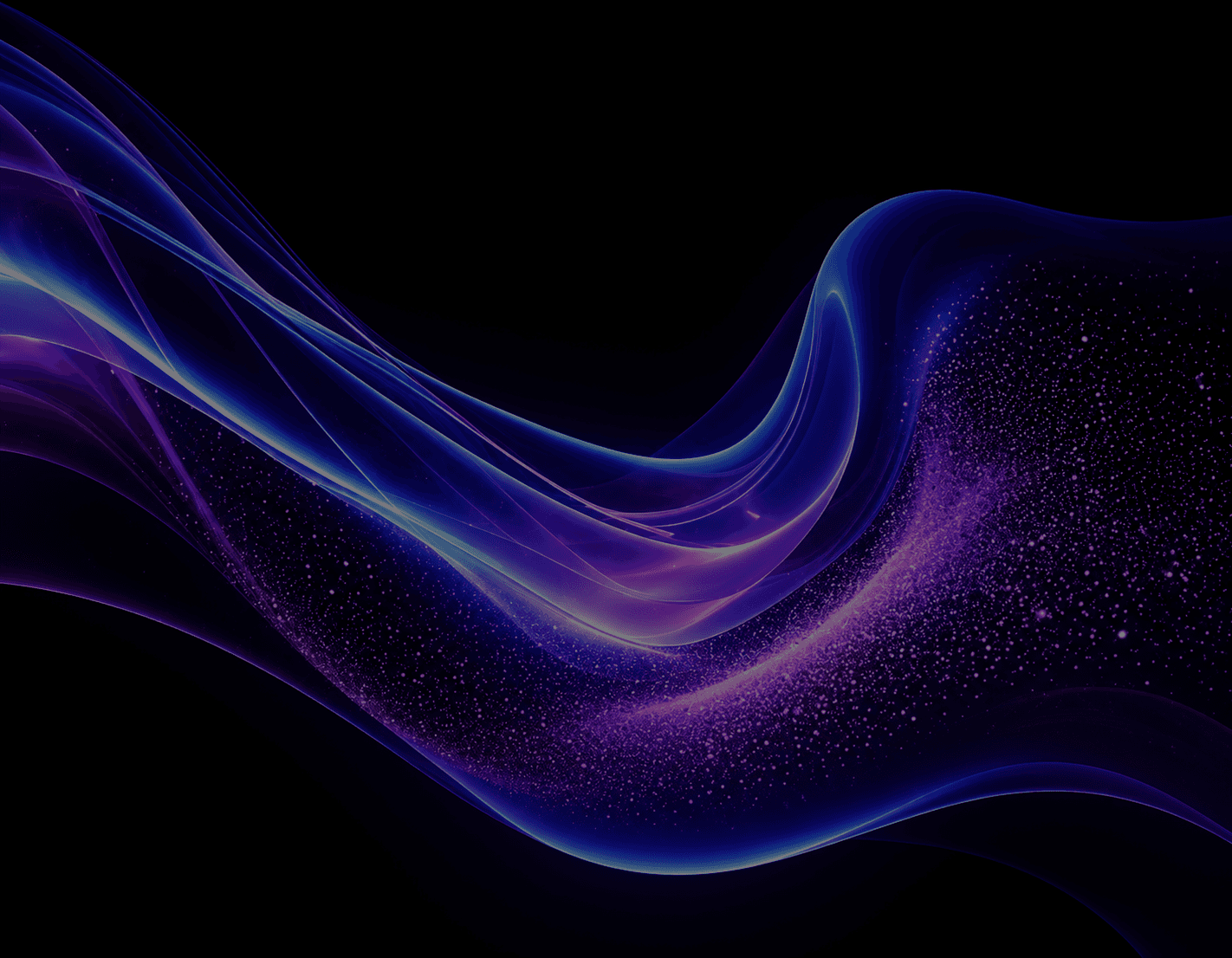 Glowing abstract wave background
