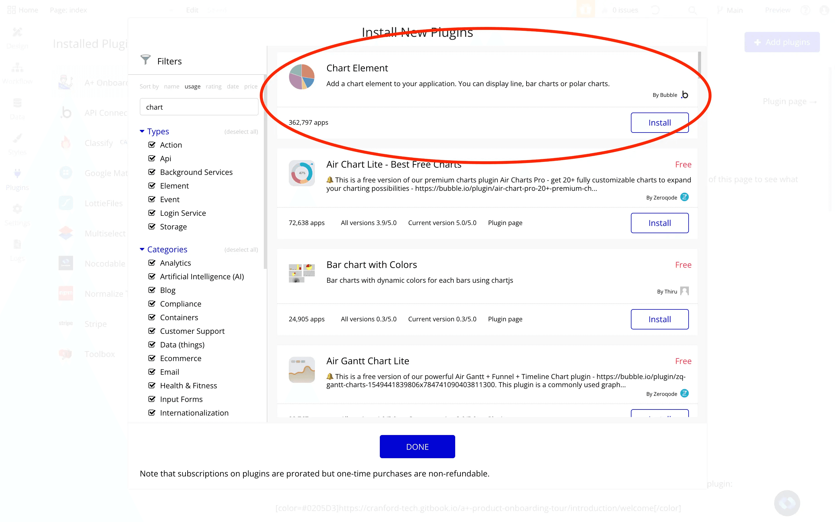 bubble charts plugin