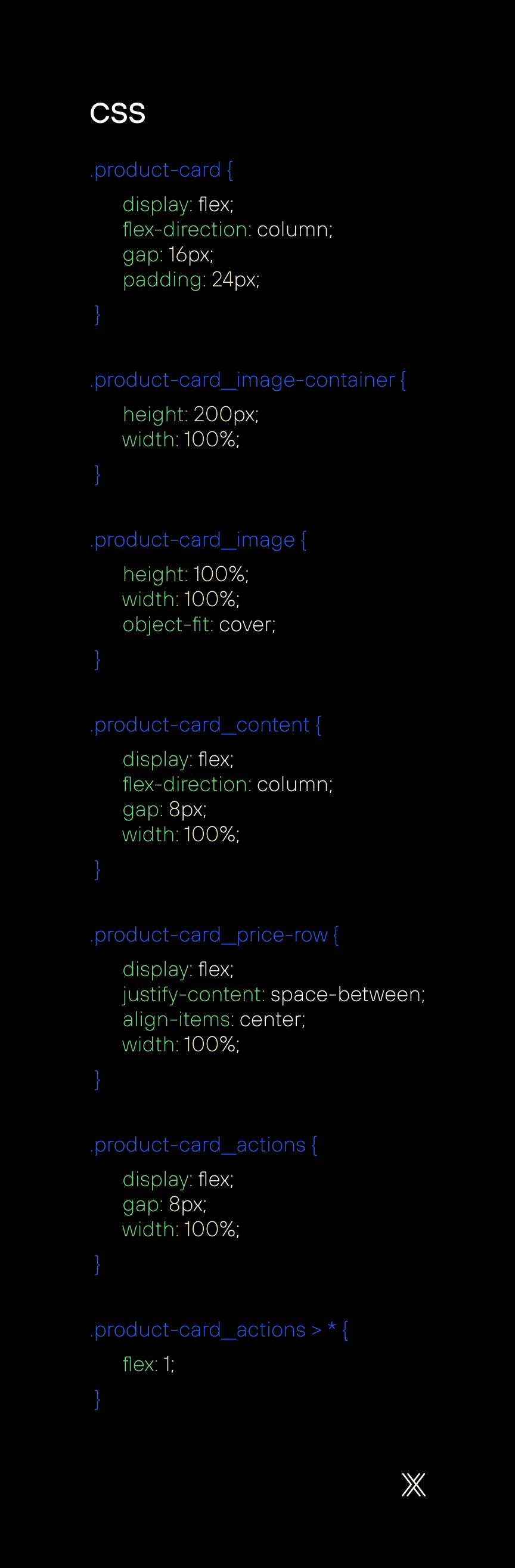 Image of generated CSS example.