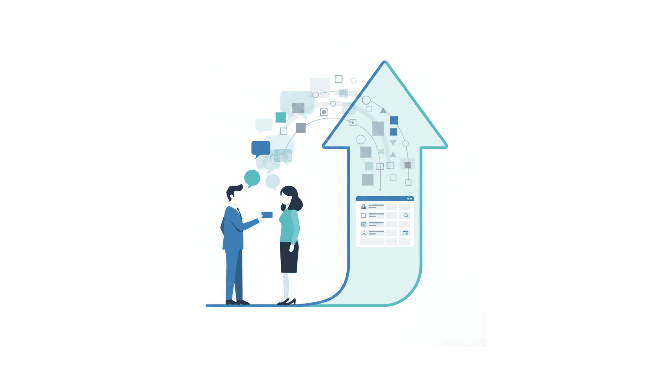 Contact intelligence workflow showing how sales conversations turn into CRM-ready leads through timely capture of buyer intent and follow-up actions.