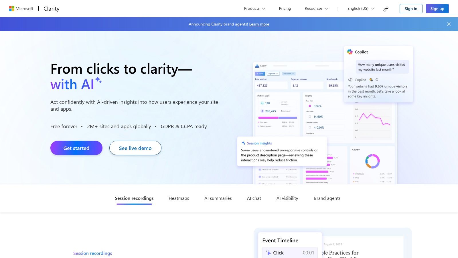 Microsoft Clarity