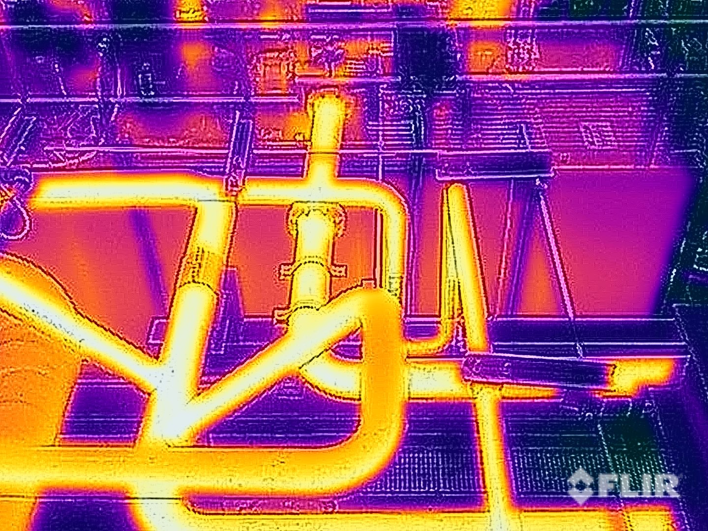 Flir High Velocity Chemical Cleaning Pipes 