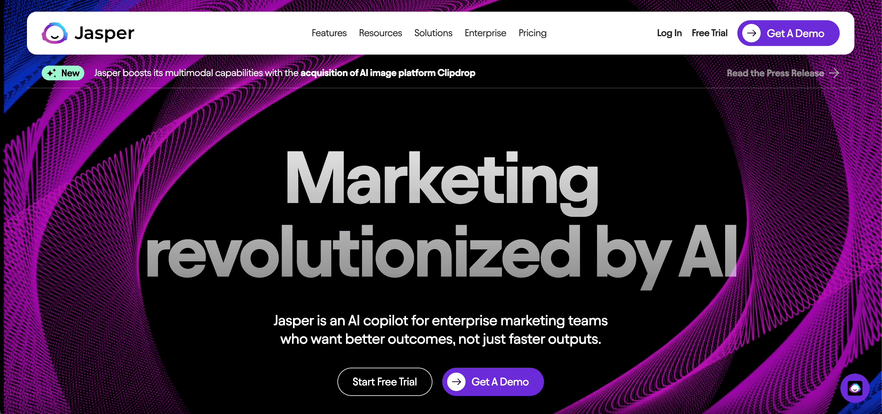Jasper home page