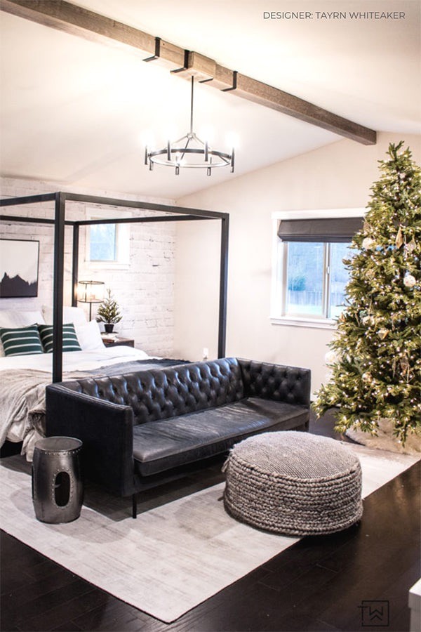 Christmas Tree in Bedroom