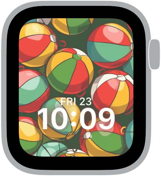 an apple watch face from the summer patterns 2024 collection