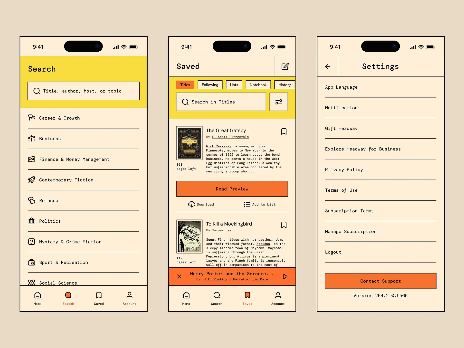 Image of LitVerse Mobile App Design