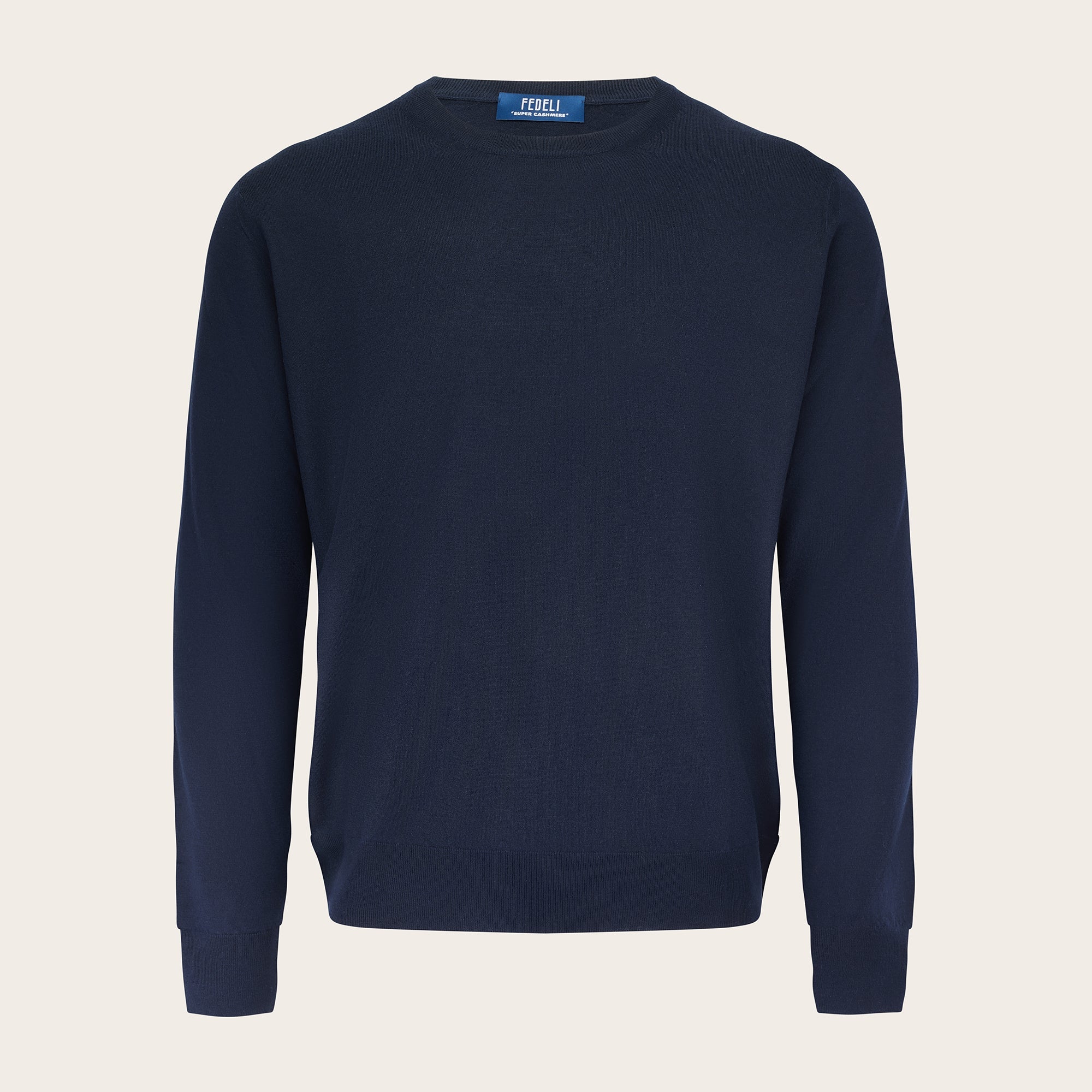 Cashmere Crew Neck Knitted Sweater - Mandelli UK