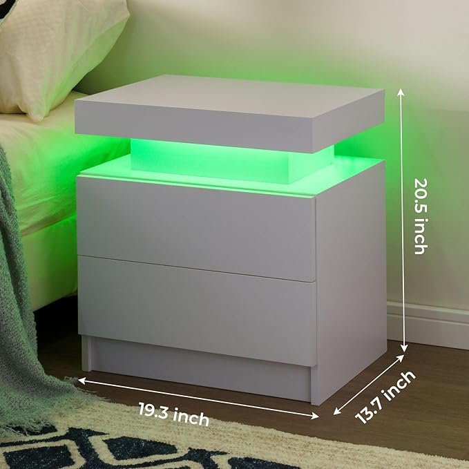 Nightstand with light – A stylish and functional furniture piece, perfect for any modern home.