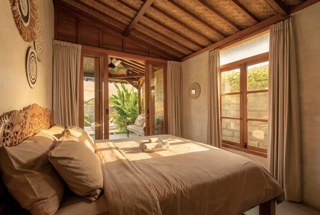 Master Bedroom van een Joglo Villa op Bali