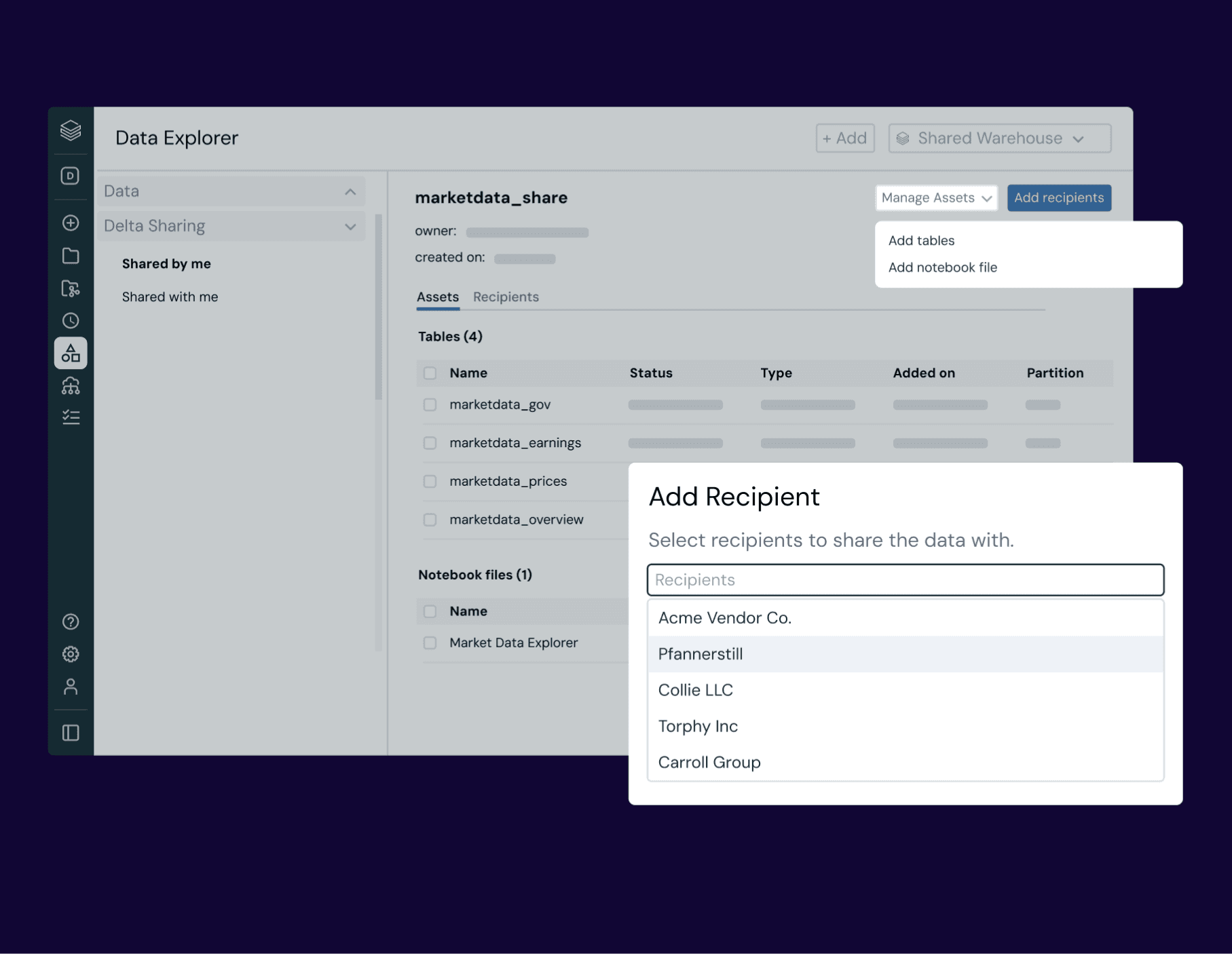 data sharing