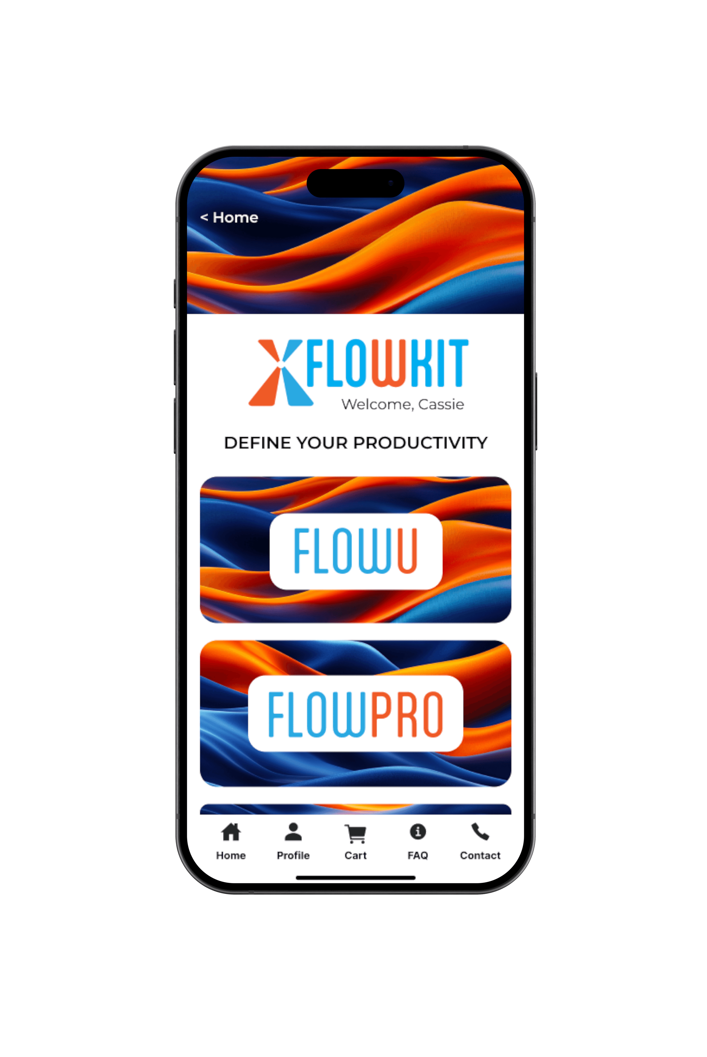 Flowkit App Screen