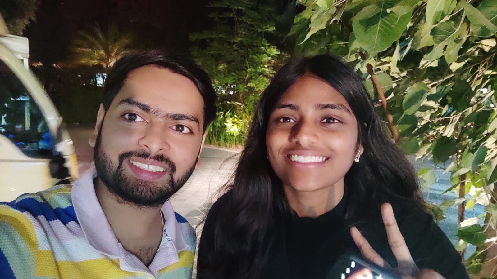 Close-up portrait of a person