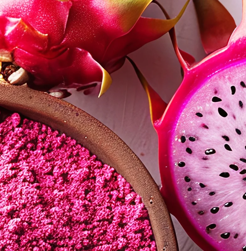 The cover image for Nextin's Consumer Insight Report on the supplement market featuring dragon fruit powder