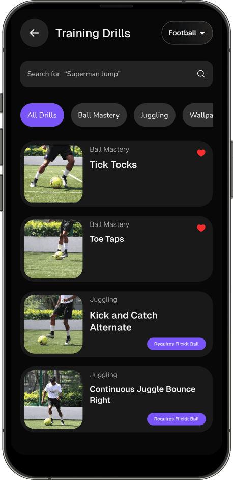 Flickit app screens
