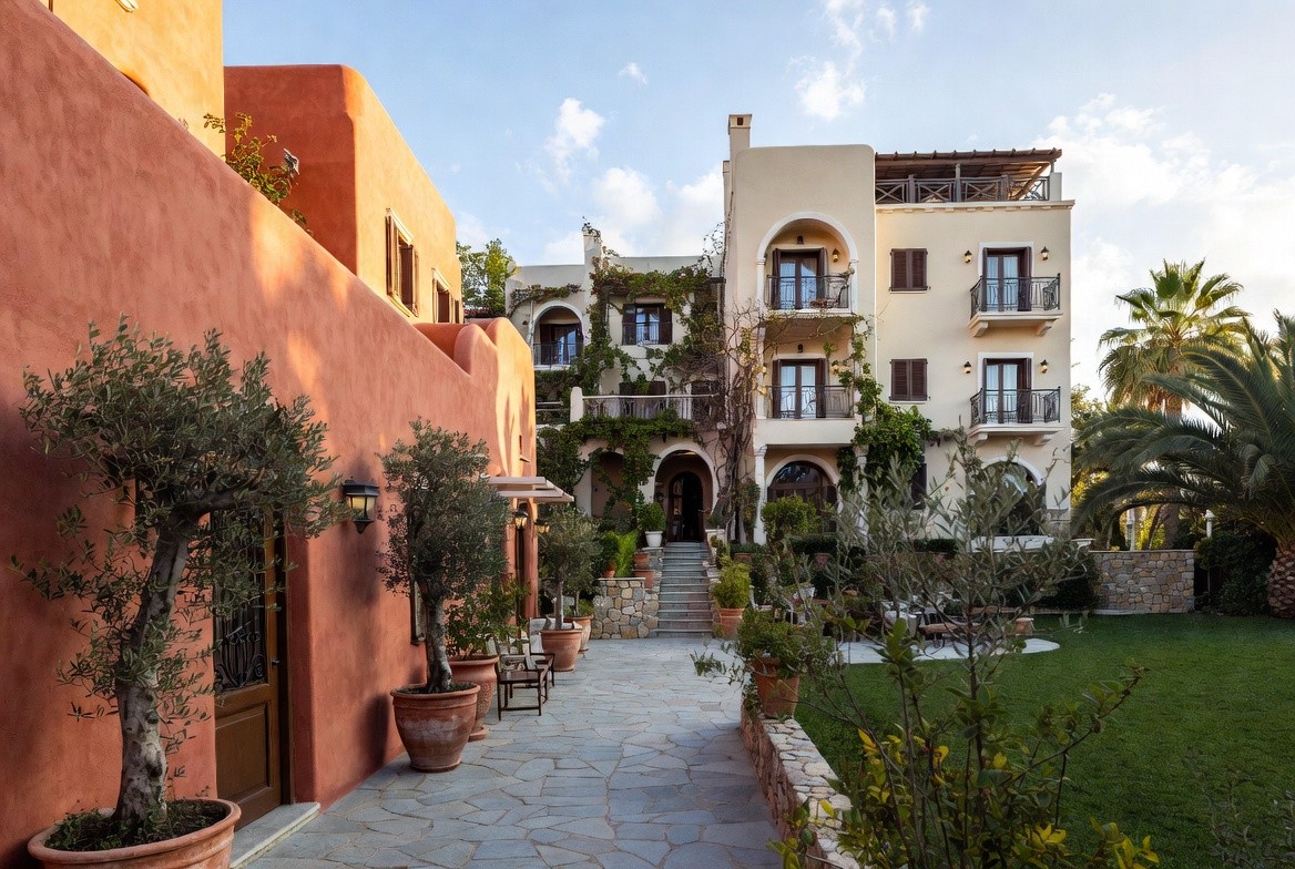 Exterior of the hotel with main road