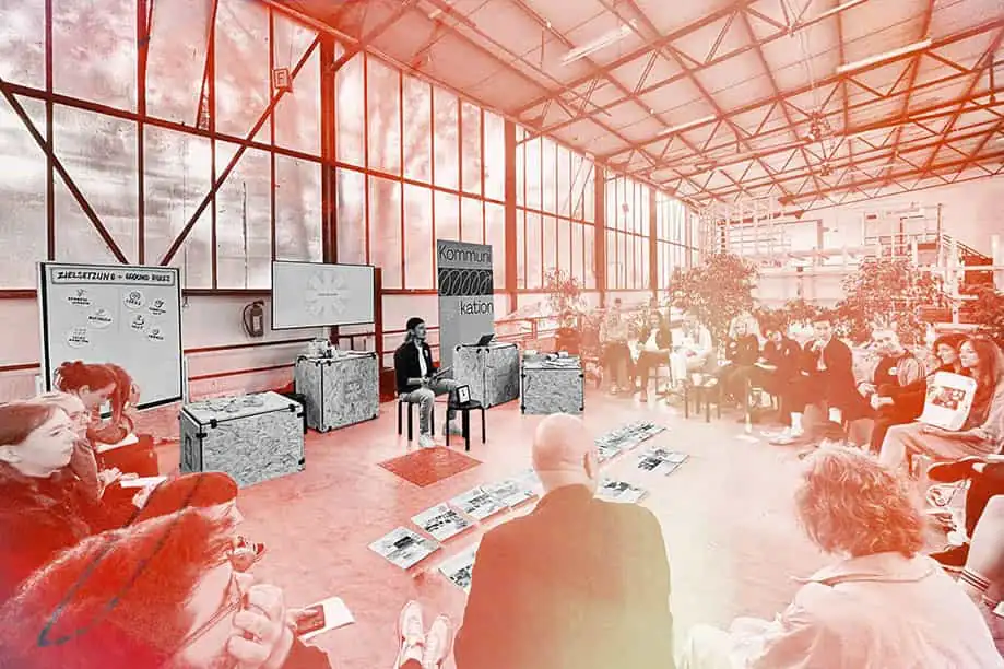 Auftakt des partizipativen Juryworkshops beim DDC Award WAS IST GUT 2023