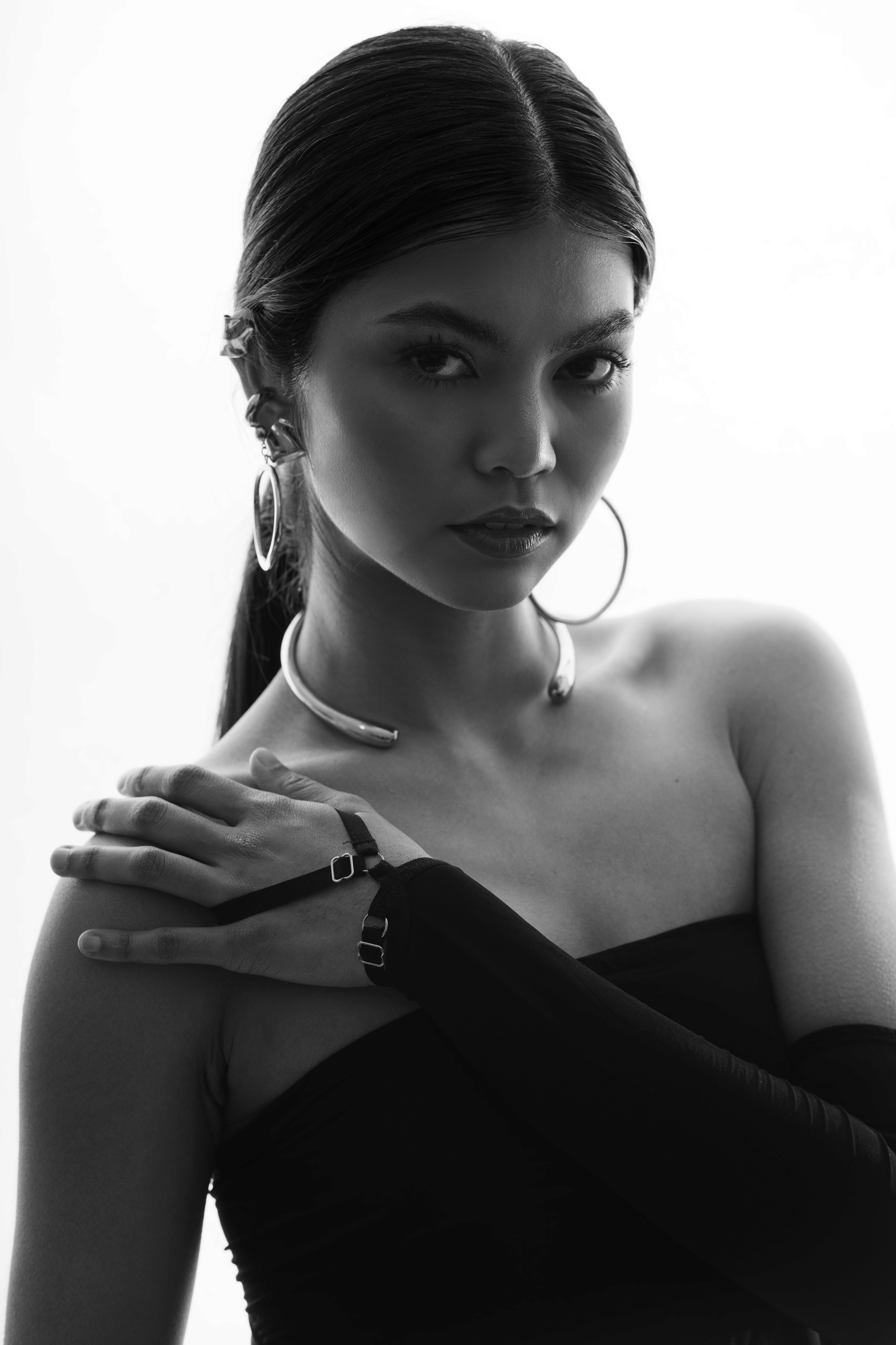 a female model